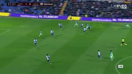 Carles Alena GOAL HD - Hercules CF 1-1 Barcelona 30.11.2016 HD