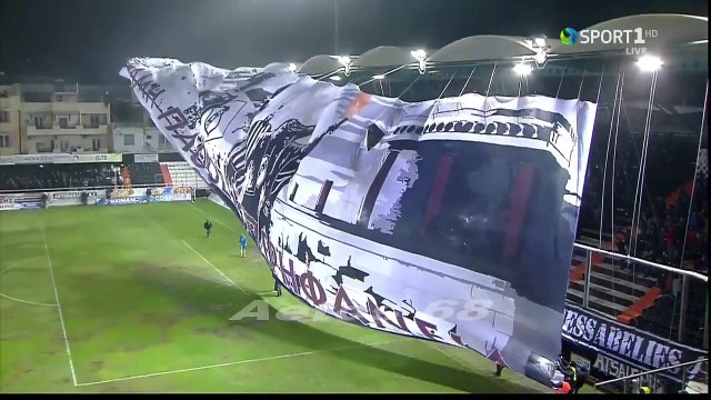 Το εντυπωσιακό πανό των φίλων του ΟΦΗ στο ματς με τον Παναθηναϊκό