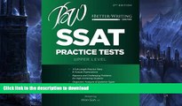Read books  SSAT Practice Tests: Upper Level (2nd Edition)