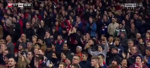 Bastian Schweinsteiger Returns - Manchester United - West Ham 4 -1 EFL Cup 30/11/2016