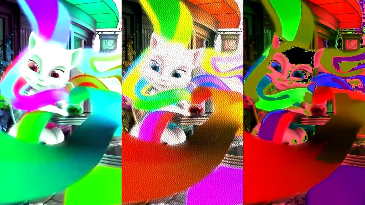 Talking Angela And Talking Tom Funny Speed Montage