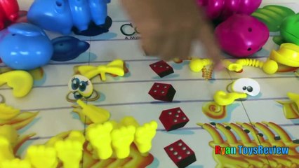 Family Fun Kids toys Cootie Game Egg Surprise Toys Challenge Marvel SuperHeroes Ryan ToysReview