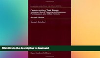 Read book  Constructing Test Items: Multiple-Choice, Constructed-Response, Performance and Other