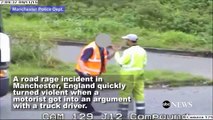 Extreme Road Rage: Man Smashes Car With Shovel