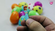 12 Surprise Eggs Donald Duck Minions Disney Princess Hello Kitty Dog Pluto Pixar Cars Sofia