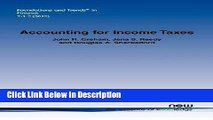 Download Accounting for Income Taxes (Foundations and Trends(r) in Finance) Epub Full Book
