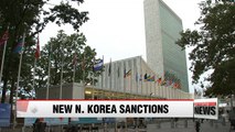 UN Security Council unanimously approves tougher sanctions against N. Korea
