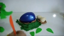 JURASSIC DINOSAUR Nest Play-Doh Tutorial Instructions How To Make Play-Doh Dinosaur T-Rex Play doh