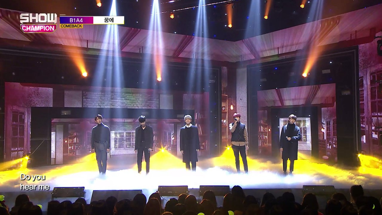 쇼 챔피언/show champion #208_ B1a4 - In Dreams