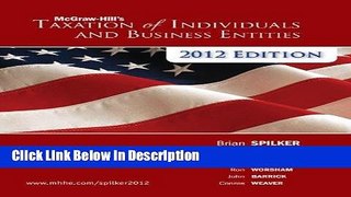 Download LOOSE-LEAF TAXATION OF INDIVIDUALS AND BUSINESS ENTITIES 2012 EDITION Audiobook Online free