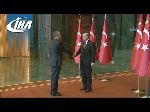 Erdoğan, Cumhurbaşkanlığı Külliyesi'nde Tebrikleri Kabul Etti