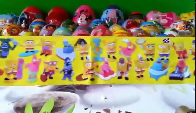 Surprise Eggs Diisney Collector 70 Surprise Easter Eggs Kinder CARS - Flappy Bird - Star Wars