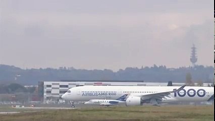 First Flight Airbus A350-1000 11.24.2016 in Toulouse