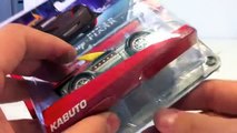 Cars 2 Kabuto #35 diecast Disney Mattel Pixar figure and Tokyo Mater Cars toy unboxing review