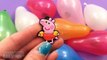 Surprise Balloons Pop Drop Learn Colours with Disney Frozen Hello Kitty Peppa Pig Surprise Toys