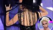 Lady Gaga Suffers Awkward Wardrobe Malfunction During VS Fashion Show Performance