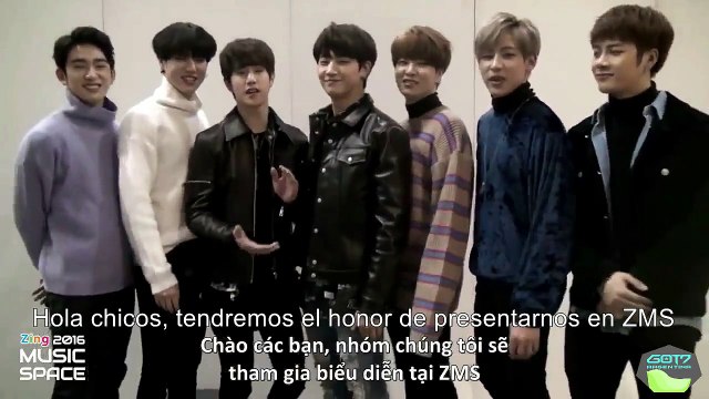 [SUB ESP] Mensaje de GOT7 por Zing Music Space 2016