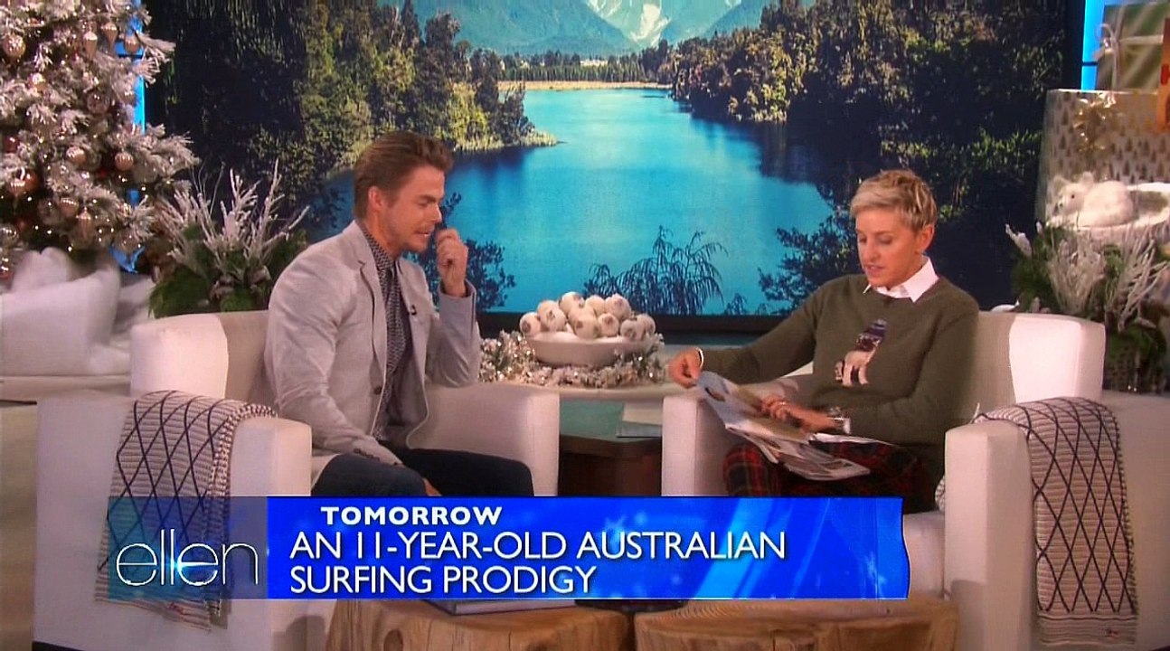 Derek on Ellen 113016