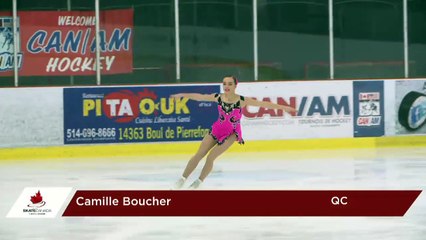 2017 SC Challenge Pre-Novice Women Short - Camille Boucher