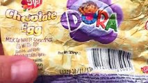 DORA THE EXPLORER Surprise Eggs Unboxing gift Chocolate toy Dora la exploradora