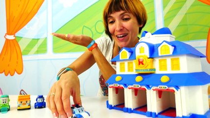 Капуки Кануки про машинки. Игрушки Робокар Поли. Поехали посмотрим׃ автомойка и шиномонтаж