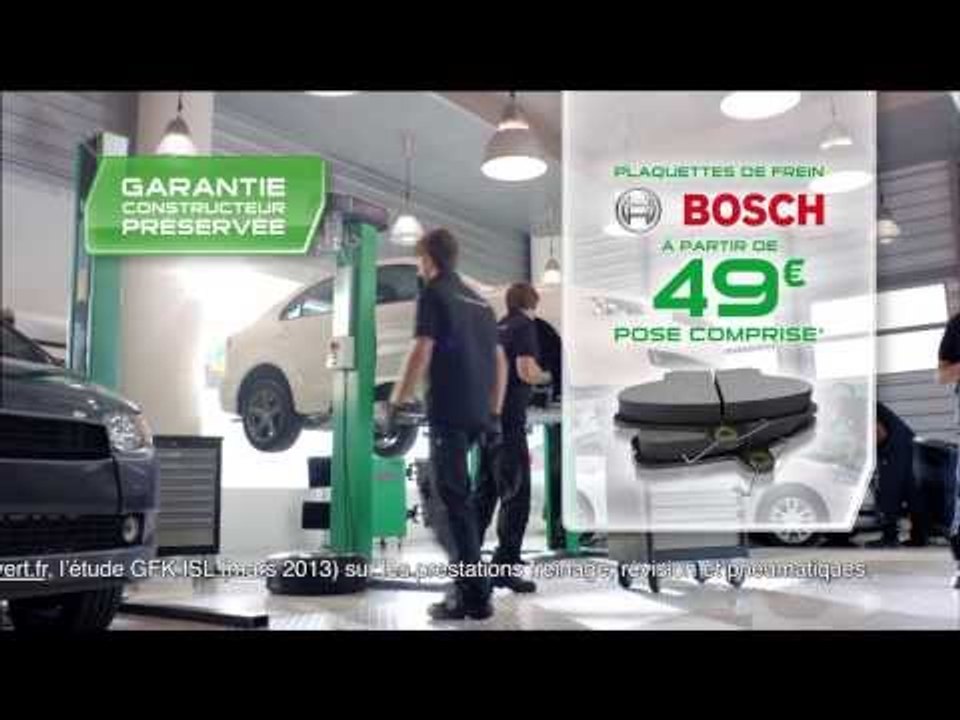 Publicité TV - Vos Plaquettes BOSCH à partir de 49€ - Pose comprise - (janvier 2014)