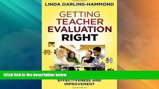 Best Price Getting Teacher Evaluation Right: What Really Matters for Effectiveness and Improvement