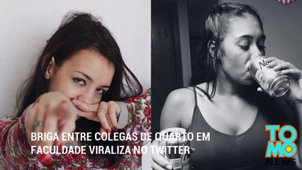 Briga entre colegas de quarto em faculdade viraliza no Twitter.