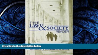 PDF [DOWNLOAD] The Law and Society Reader Richard L. Abel BOOK ONLINE