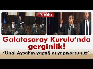 Galatasaray’ın Divan Toplantısında Gerginlik