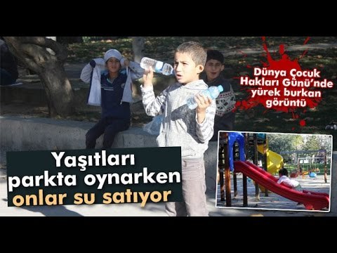 Yaşıtları Parkta Oynarken Onlar Su Satıyor