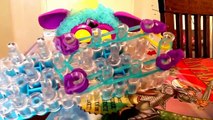 Loom Bands Instructies - Hoe maak je een weefgetouw armband Tutorial Furby weefgetouw band te maken