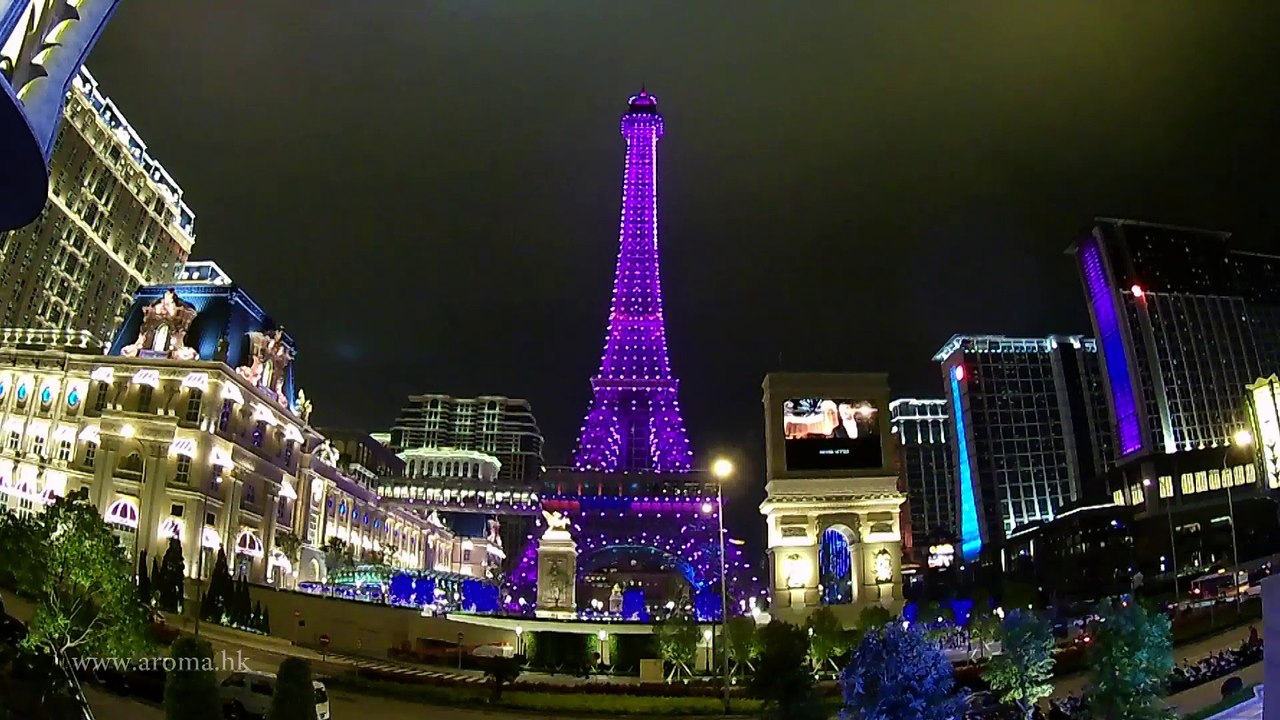 澳門巴黎鐵塔夜景 Parisian Macao