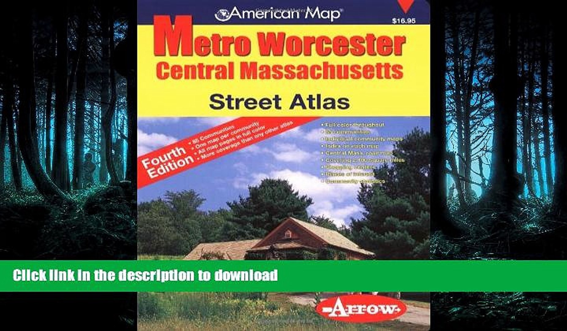 Read Book American Map Metro Worcester Street Atlas Central Massachusetts American Map Pdf - 