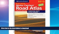 READ BOOK  Deluxe Motor Carriers  Road Atlas (Rand Mcnally Motor Carriers  Road Atlas Deluxe