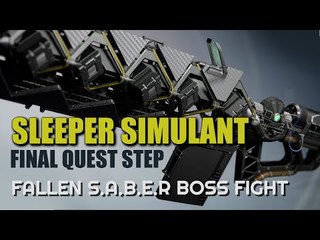 How to get the "Sleeper Simulant" (Part 2) in Destiny: The Taken King - Fallen Saber Boss Fight