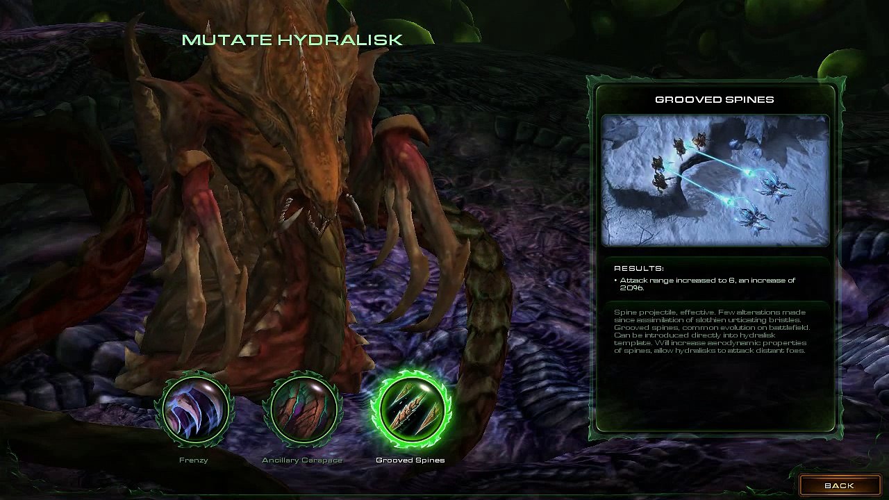 Starcraft 2: Heart of the Swarm - Campaign - Brutal - Evolution Mission: Zergling Evolution