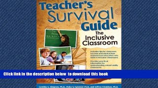 Pre Order Teacher s Survival Guide: The Inclusive Classroom Vicky Spencer Full Ebook