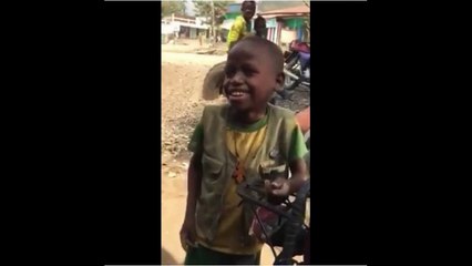 Funny Ethiopian Boy Singing