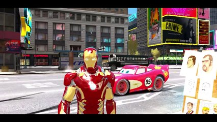 Iron Man Avengers Hero Marvel Playtime Disney Lightning McQueen Cars - Kids Songs Full HD