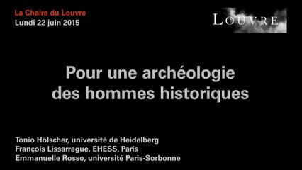 Pour une archéologie des hommes historiques.