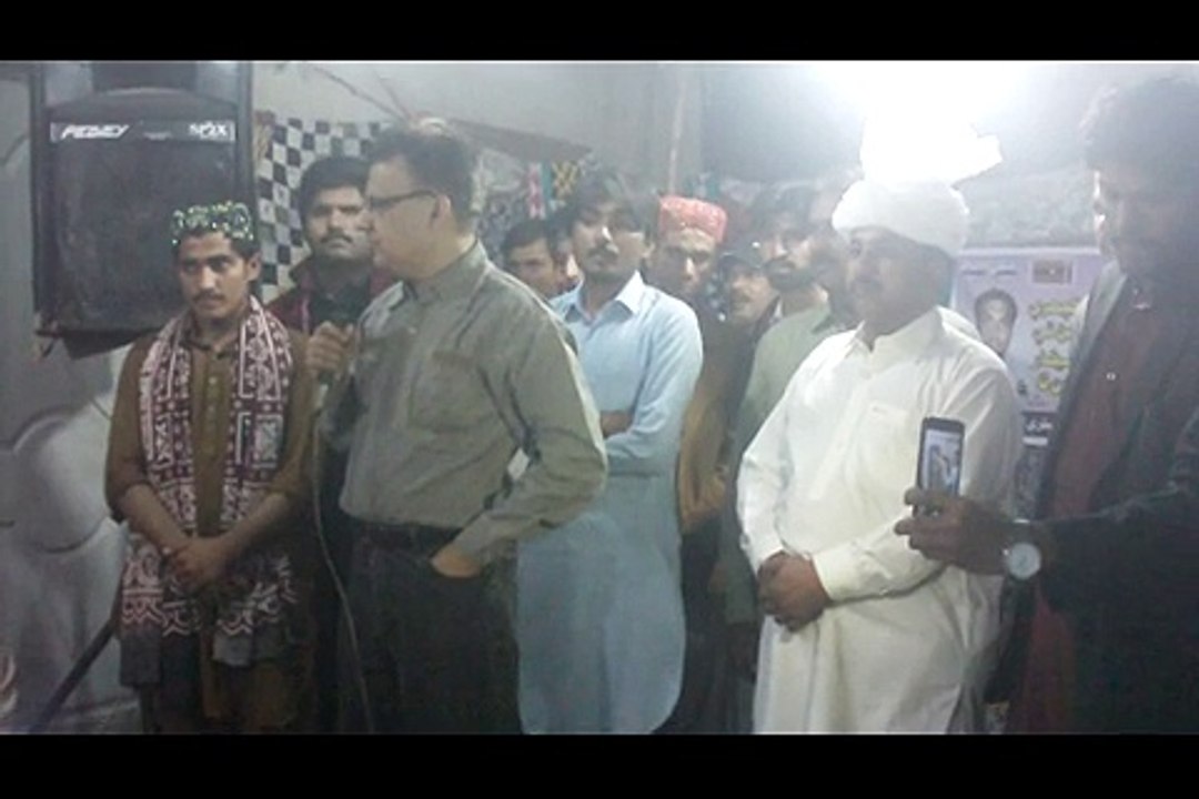 QAT President Ayaz Latif Palijo speech in " Sakafti Ekta Day " Jalsa at Village Budho Palari Qasimabad