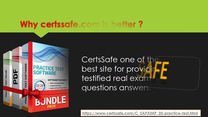 SAP C_SAPXIMP_20 Practice Test Questions Dumps