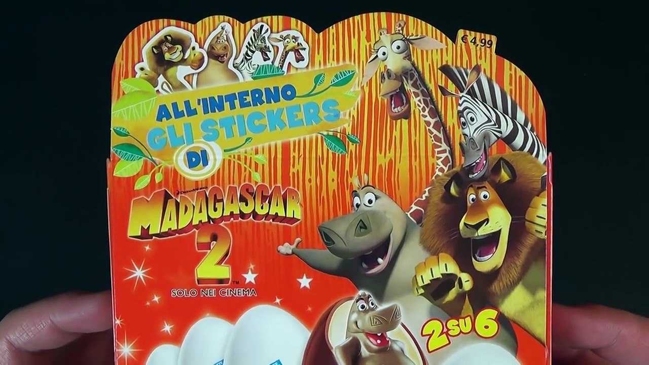 Kinder Surprise - Madagascar 2 (9 eggs + Stickers)