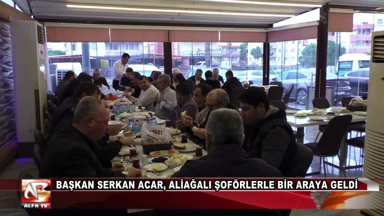 Başkan Serkan Acar, Aliağalı Şoförlerle Bir Araya Geldi