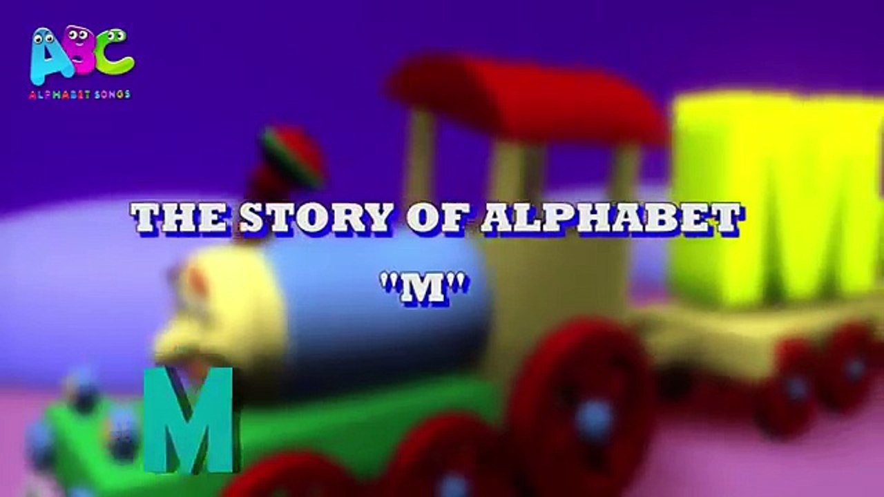 Letter M Song for Children | English Alphabet Songs for Children | 3D Animation Nursery Rhymes