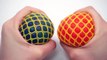 DIY How To Make Kinetic Sand Colors Balls Modeling and Colors Stress Balloons Slime Ball Play