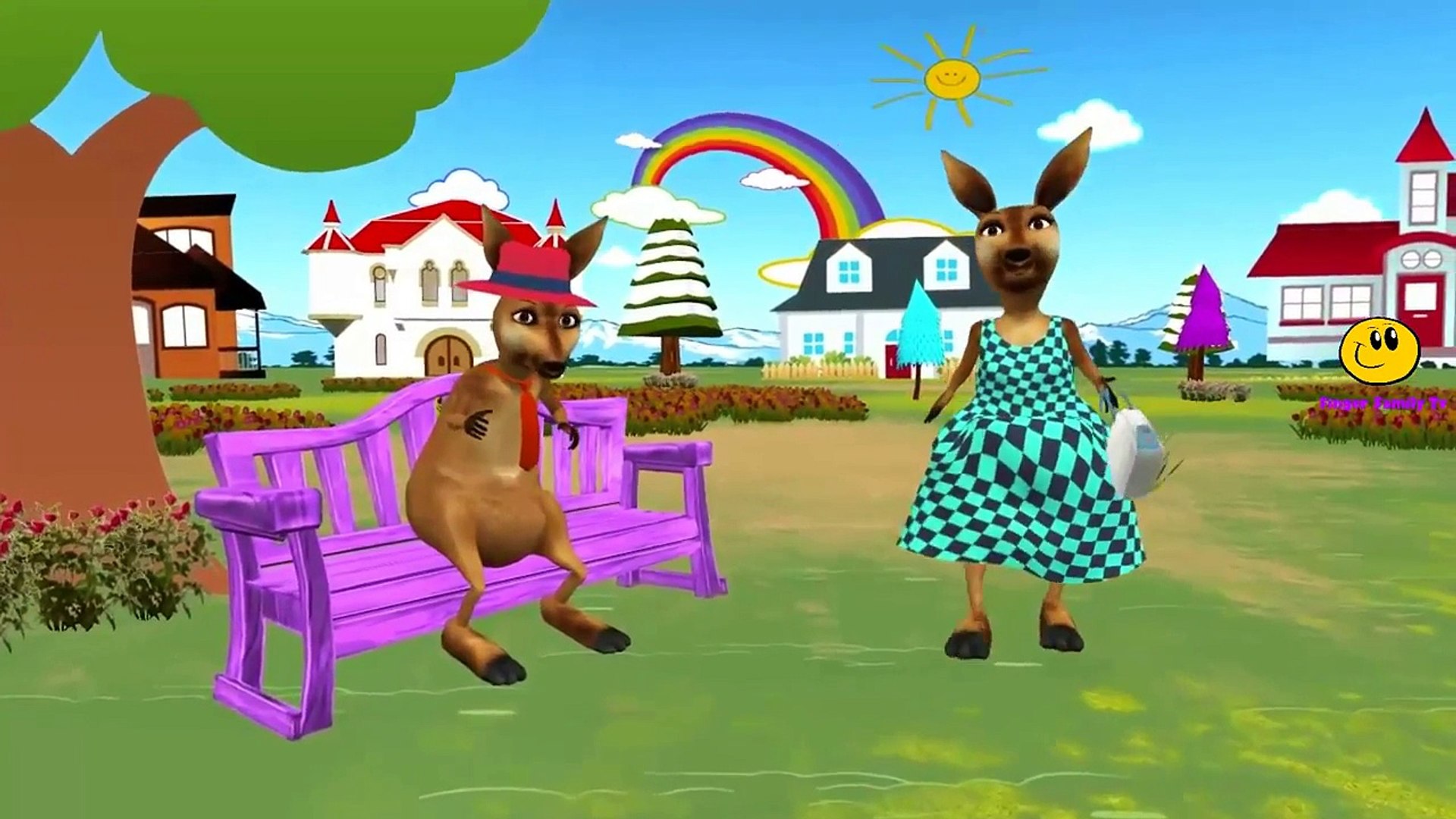 Kangaroo Cartoons for Kids Finger Family Children Nursery Rhymes | Kangaroo Finger Family Rhymes