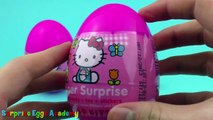 Hello Kitty Surprise Eggs Opening - Hello Kitty Surprise Eggs Toys