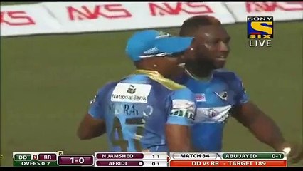 Shahid Afridi smashing batting as an Opener in BPL 2016